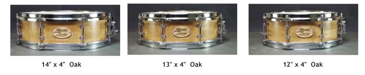 oak snare drums