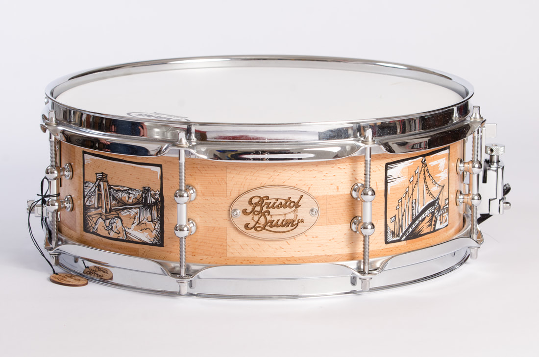 Bristol custom snare drum