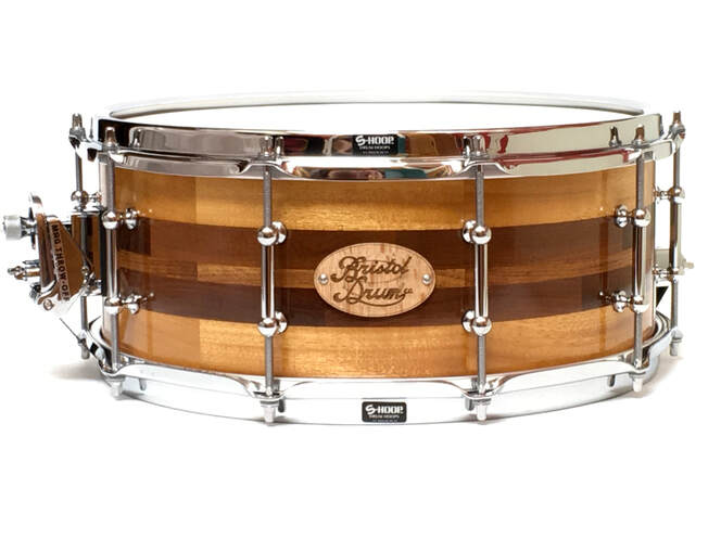 unique wooden snare drum, drum kit snare, solid wood snare