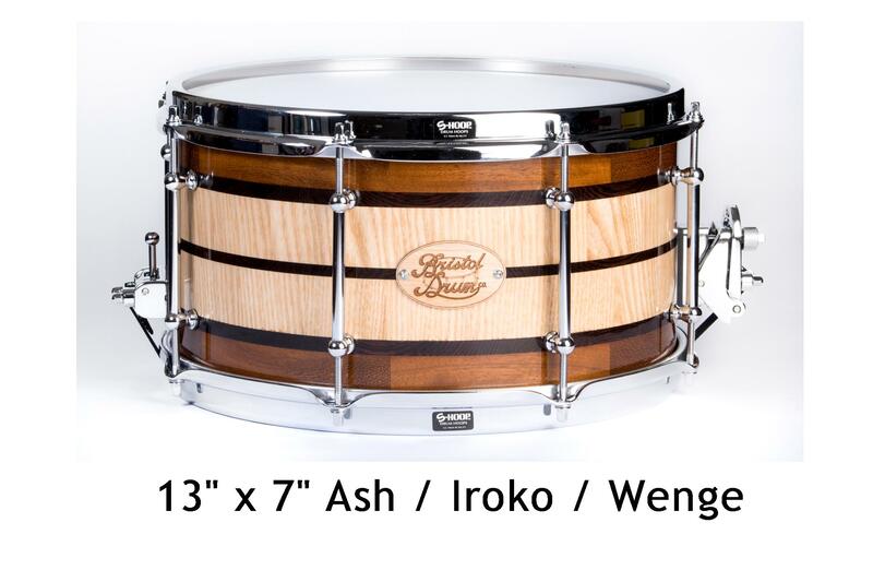solid wooden snare drum
